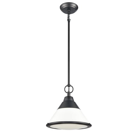 Elk Home Sven 12'' Wide 1-Light Pendant - Matte Black 81435/1